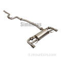 Scarico catback per BMW 3 G28 325LI 19